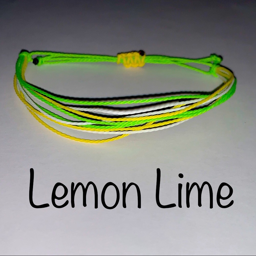 Adjustable string bracelet🍋